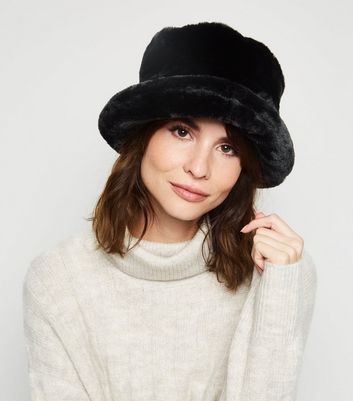 fur bucket hat